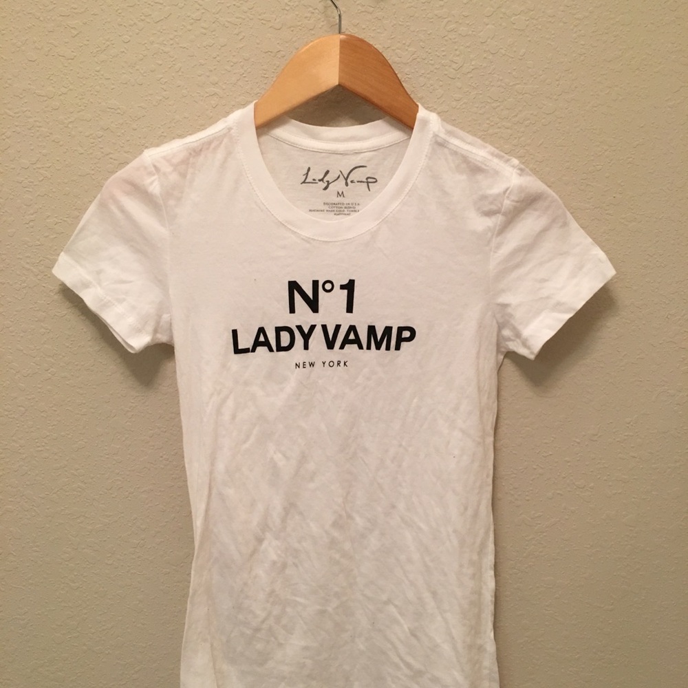 Size medium white tee shirt
